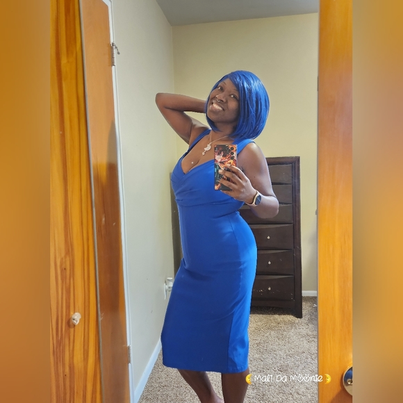 Rocksteady Dress - ModCloth Lady Love in Blue, Size 2xl - Picture 7 of 7